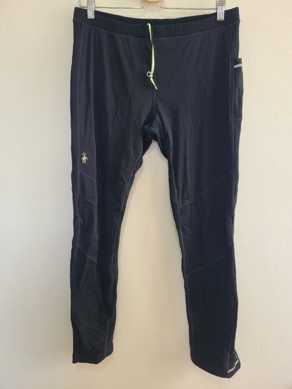 Smartwool Merino Sport Fleece Wind Tights Pants Black Merino Wool Mens XL